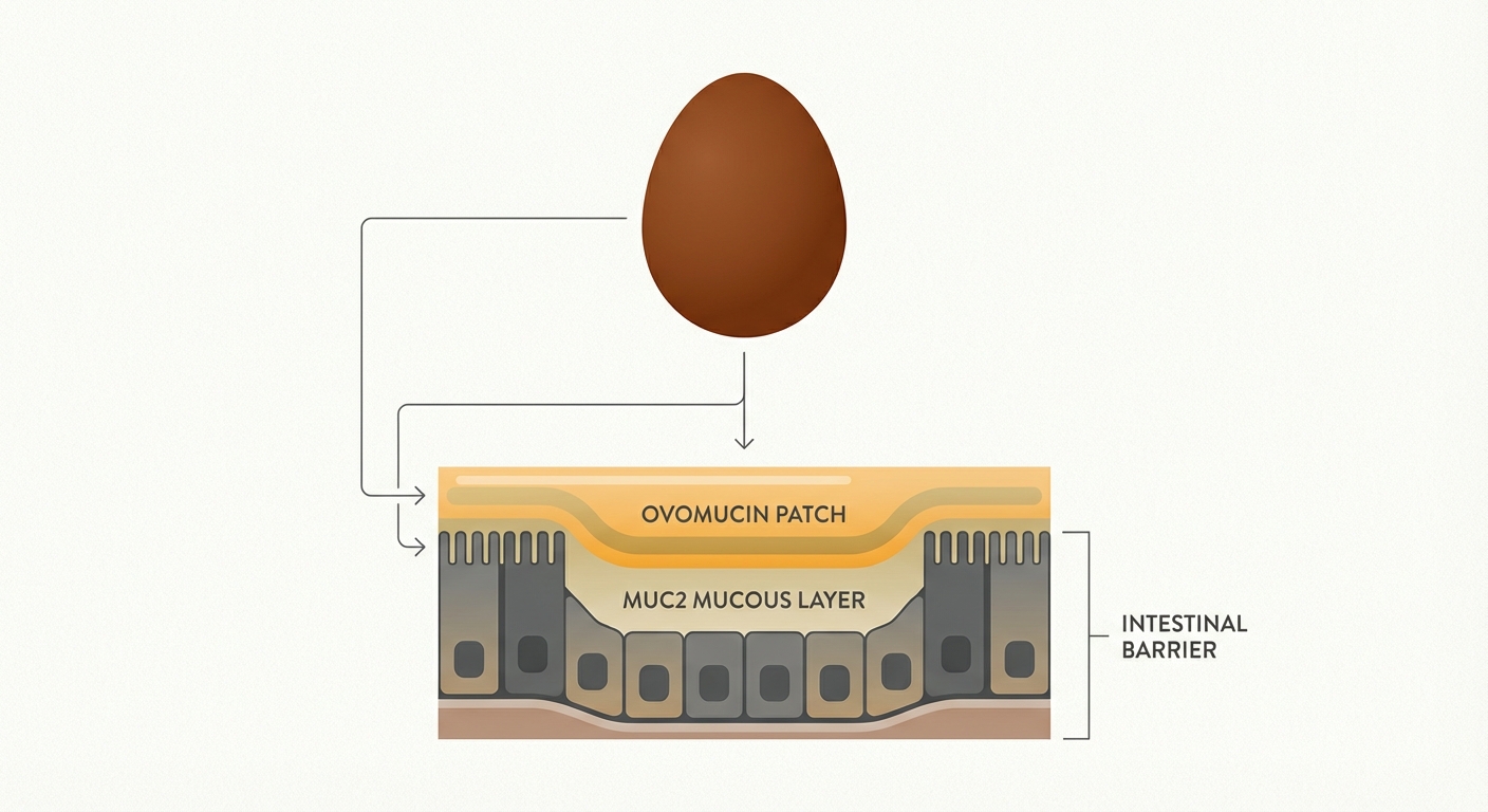 Fresh egg white structure