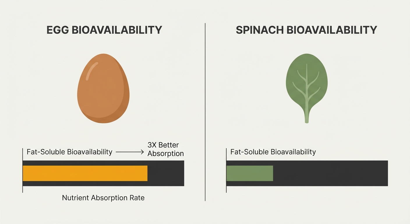 Egg yolk nutrients chart