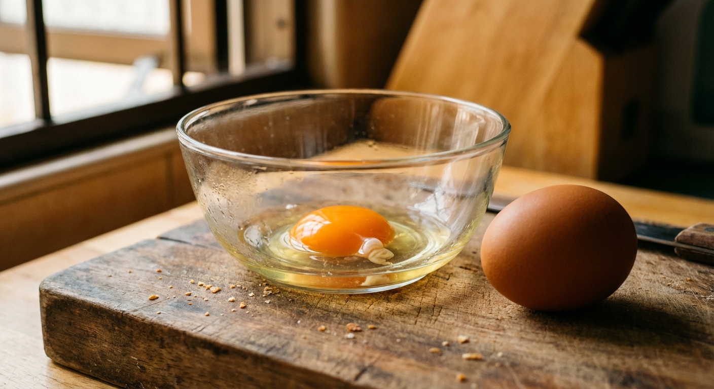 Scientific diagram of egg anatomy