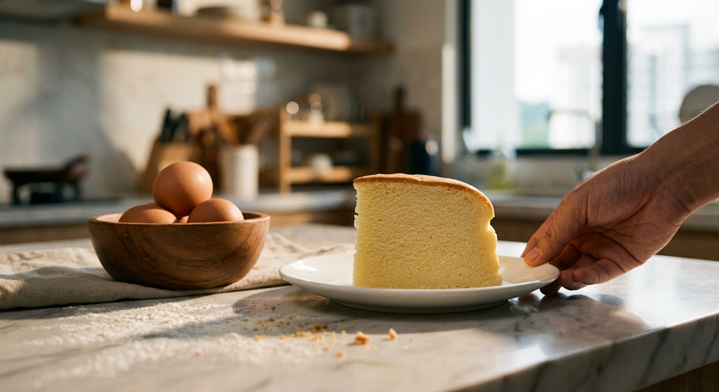 Fresh egg white structure