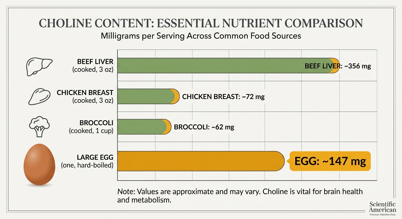 Comparison chart of choline sources