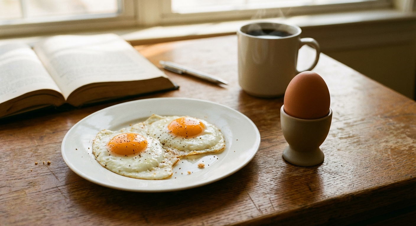 A student focusing intensely while studying