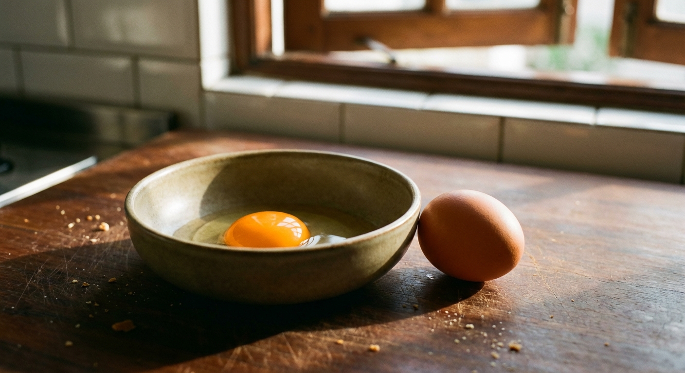 Egg yolk nutrients for skin