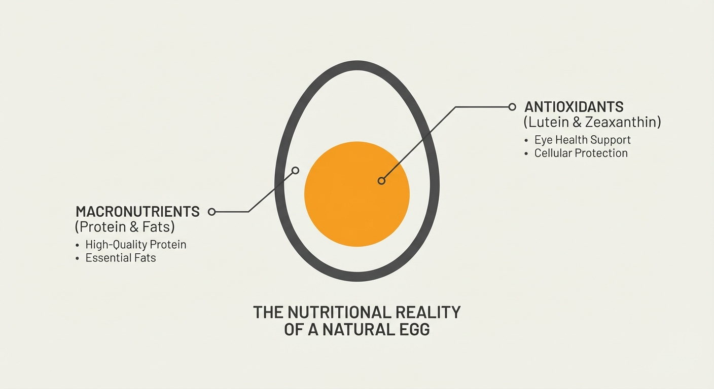 Nutritional breakdown chart graphic