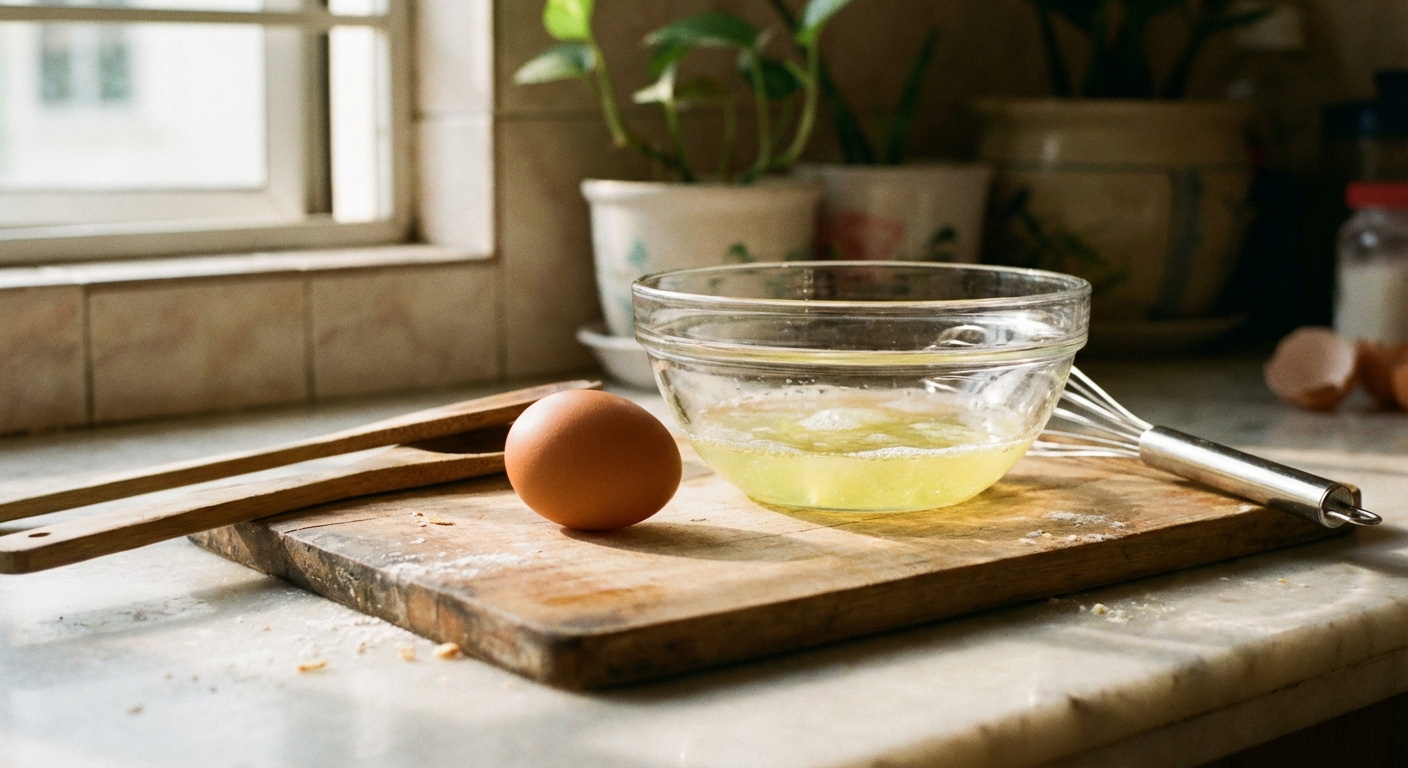 Egg white and whole egg comparison