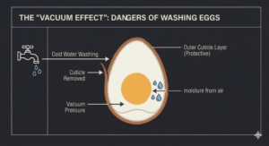 Graph showing egg spoilage rates