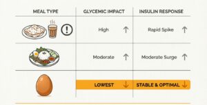Intermittent Fasting: Why Breaking Your Fast with Eggs Prevents the Sugar Crash